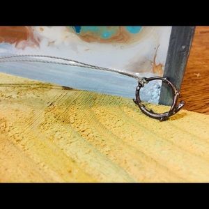 Circle of Life Pewter Branch Waterproof Necklace